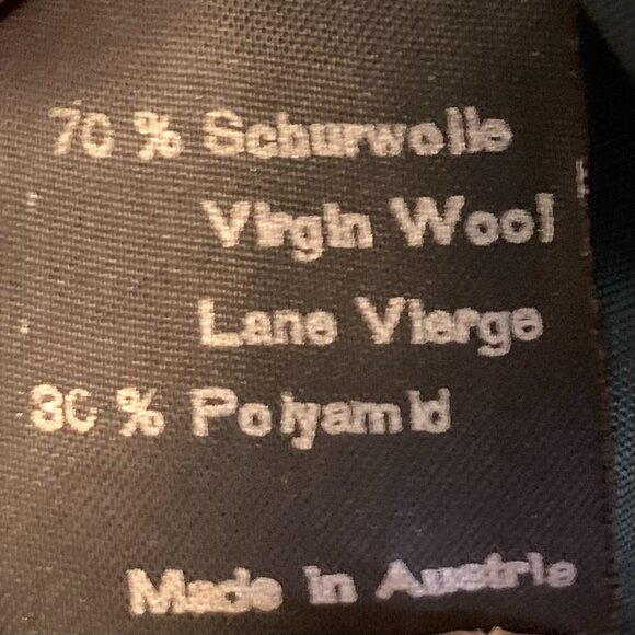 Eduard Kettner Lodenfrey Women's Hooded Jacket Size 2XL Cinched Waist Wool Blend - Picture 9 of 9